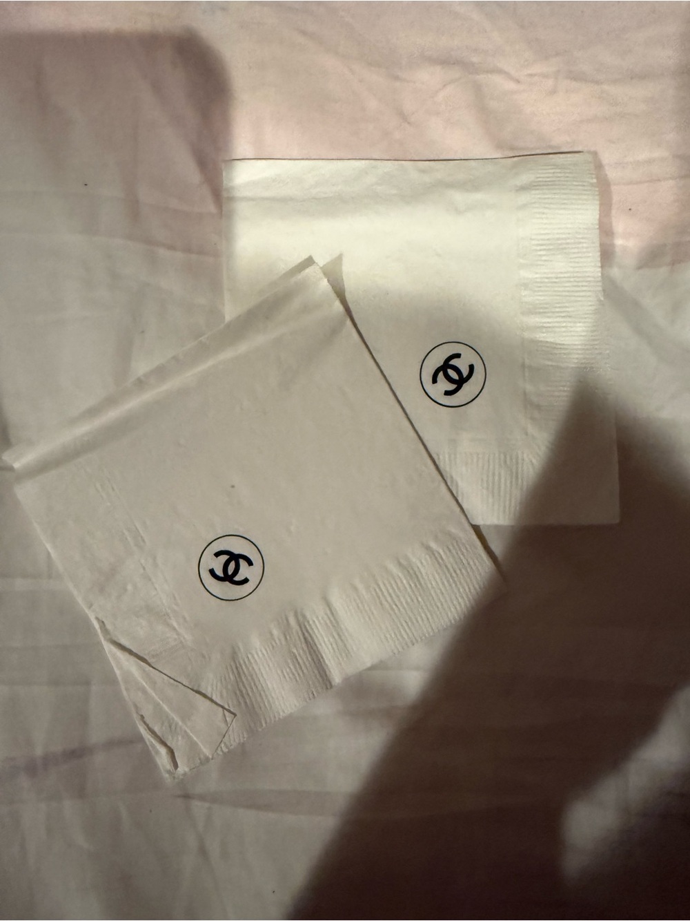 Set of chanel napkins